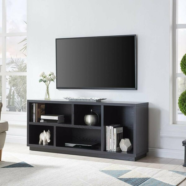 Henn & Hart 58 in. Winwood TV Stand, Black TV1253